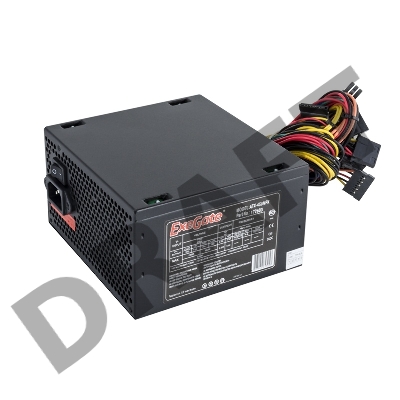 Блок питания 450W Exegate 450NPX, ATX, black, 12cm fan, 24+4pin, 6/8pin PCI-E, 3*SATA, 2*IDE, 1*FDD