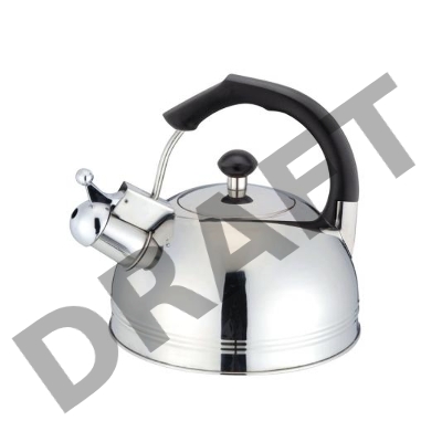 Чайник TECO 3,0 л. со свистком, TC-112, из нержавеющей стали, капсулированное дно   