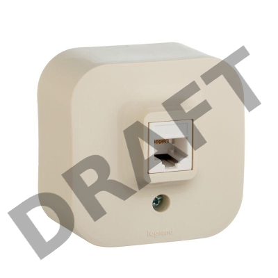 Электроустановочные изделия Legrand Legrand 782254 Розетка RJ45 (Слоновая кость)