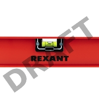Уровень алюминиевый «Рельс» 1000 мм, 3 глазка (1 поворотный) REXANT