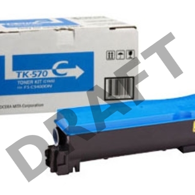 Тонер-картридж Kyocera TK-570C (1T02HGCEU0) голубой для FS-C5400DN/7035CDN 12000 стр.