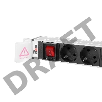 Блок распределения питания ЦМО R-16-10S-10C13-V-1420 верт.размещ. 10xSchuko 10xC13 базовые 16A без вилки