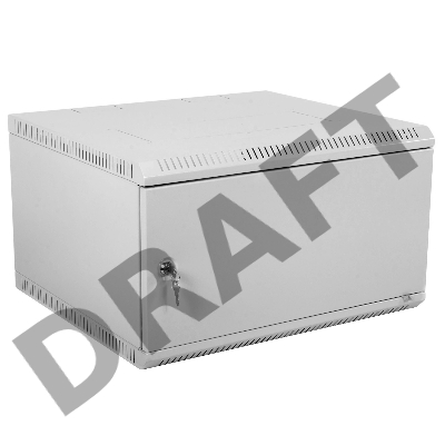 Шкаф телеком. настенный разборный 6U (600х650) дверь металл (ШРН-Э-6.650.1)