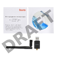 Адаптер USB Buro BU-BT40С Bluetooth 4.0+EDR class 1 100м черный