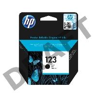 Картридж струйный HP 123 (F6V17AE) черный, 120 стр., для DeskJet 2130