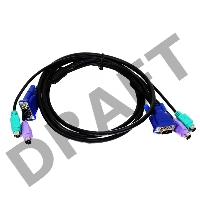Переключатель D-Link DKVM-CB Кабель KVM длиной 1,8 м с разъемами PS2