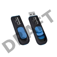 Флеш диск  ADATA Flash Drive 64Gb UV128 AUV128-64G-RBE {USB3.0, BLACK/BLUE}
