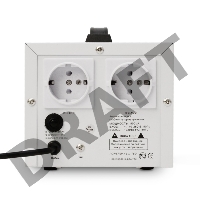Стабилизатор напряжения Powerman AVS 500D White (220В±8% 500ВА,5А,КПД 98%, циф. индикация вх./вых.)