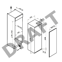 Холодильник встраиваемый MAUNFELD MBL177SW