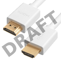 Greenconnect Кабель 2.0m HDMI версия 2.0, HDR 4:2:2, Ultra HD, 4K 60 fps 60Hz/5K*30Hz, 3D, AUDIO, 18.0 Гбит/с, 28/28 AWG, OD7.3mm, тройной экран, белый, GCR-50543 Greenconnect Кабель 2.0m HDMI версия 2.0, HDR 4:2:2, Ultra HD, 4K 60 fps 60Hz/5K*30Hz, 3D, A