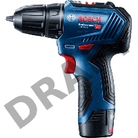 Аккумуляторный шуруповерт BOSCH GSR 12V-30 кейс, 2x2.0 Ач 06019G9020