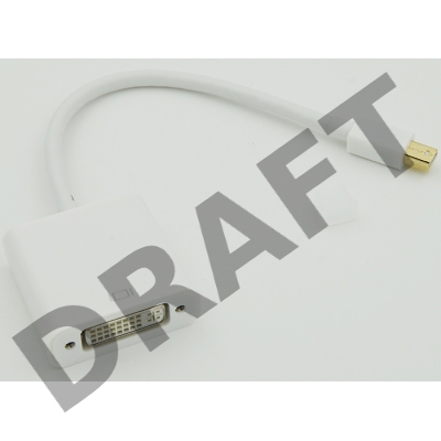 Переходник Display port mini (male) to DVI (female)