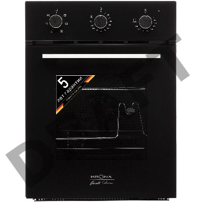 Электрическая духовка Krona CORRENTE 45 BL, встраиваемая