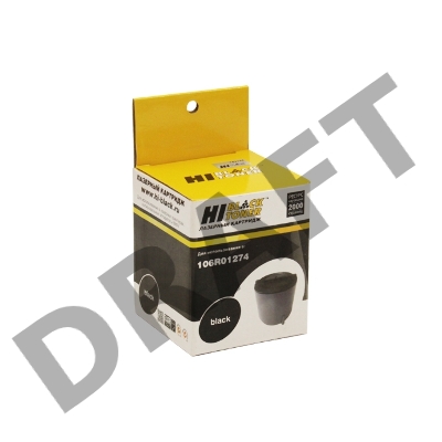 Картридж Xerox Phaser 6110 (Hi-Black) 106R01274, BK, 2K