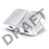 Сетевой адаптер TP-Link TL-PA4010KIT AV600 Nano Powerline Ethernet Adapter Starter Kit, Ultra Compact Size, 500Mbps Powerline Datarate,  10/100Mbps Fast Ethernet, HomePlug AV, Green Powerline,  Plug and Play, Twin Pa