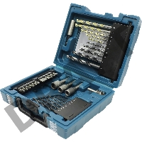 Наборы Makita D-36980 Набор 34шт,держ-ль магн,отв. насадки,сверла д\дер,мет,бет,зенкер,чем 