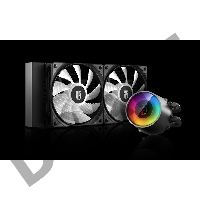 Комплект водяного охлаждения DEEPCOOL CASTLE 240 RGB V2 LGA20XX/LGA1366/LGA115X/TR4/AM4/AM3/+/AM2/+/FM2/+/FM1 (6шт/кор,TDP 250W, ARGB Lighting, Anti-Leak edition, PWM, DUAL FAN) RET