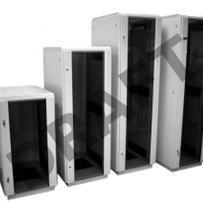 Шкаф телекоммуникационный напольный 47U (600х1020) дверь стекло (3 места), [ ШТК-М-47.6.10-1ААА ]