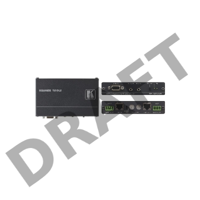 Коммутатор Kramer Electronics TP-107AVR 2x1 сигнала VGA (до WUXGA) + звукового стереосигнала и витой пары (TP) с выходом на витую пару, послед. соединение между собой до 16 приборов, канал управления K-Net, длина линии передачи до 100м, настр полярности