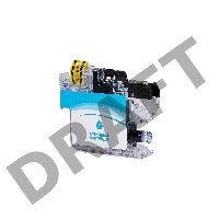 Струйный картридж Sakura LC3617C для Brother, голубой, 10 мл., 550 к.