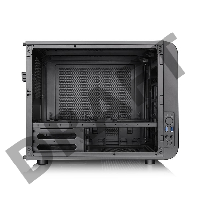 Корпус Thermaltake Case Tt Core V21 CA-1D5-00S1WN-00  mATX/ win/ black/ USB3.0/ no PSU
