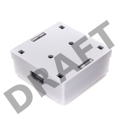 Розетка NA-TA/1 RJ45+RJ11 кат.5e UTP внешняя 2 порта, 110&Krone