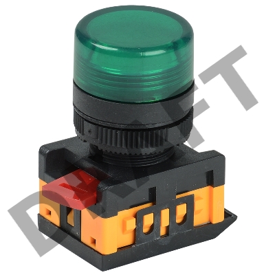Арматура светосигнальная AL-22TE зел. цил. ИЭК BLS30-ALTE-K06