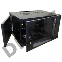 Шкаф настенный Lanmaster Next TWT-CBWNG-12U-6X6-BK 12U 550x600мм пер.дв.стекл съемные бок.пан. 60кг черный