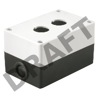 Корпус КП102 Iek BKP10-2-K01 для кнопок 2места белый