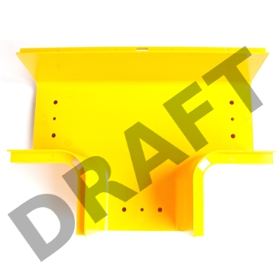 Т-соединитель оптического лотка 120 мм, желтый Т-соединитель оптического лотка 120 мм, желтый