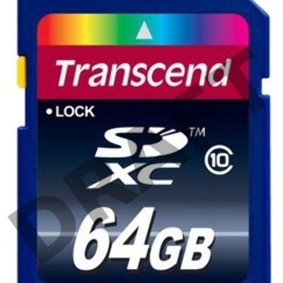 Флеш карта SDXC 64Gb Class10 Transcend TS64GSDXC10U1 BULK w/o adapter