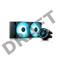 Комплект водяного охлаждения DEEPCOOL GAMMAXX L240 RGB V2 LGA20XX/LGA1366/LGA115X/AM4/AM3/+/AM2/+/FM2/+/FM1 (8шт/кор,TDP 250W, RGB Lighting, Anti-Leak edition, PWM, DUAL FAN) RET