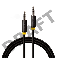 Greenconnect Кабель аудио 2.0m jack 3,5mm/jack 3,5mm черный, желтая окантовка, ультрагибкий, 28 AWG, M/M, Premium GCR-AVC1114-2.0m, экран, стерео Greenconnect Кабель аудио 2.0m jack 3,5mm/jack 3,5mm черный, желтая окантовка, ультрагибкий, 28 AWG, M/M, Pre