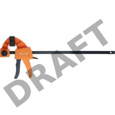 Струбцина быстрозажимная Sturm! 1078-08-30, 300мм, резиновые накладки, 70-100кгс, сжим-разжим