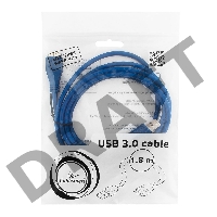 Кабель USB 2.0 для соед. 1.8м  А-microB (5 pin) Gembird PRO позол.конт., пакет CCP-mUSB3-AMBM-6