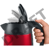Чайник электрический Bosch TWK3P424 1.7л. 2400Вт красный (корпус: нержавеющая сталь)