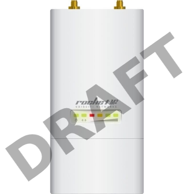Точка доступа UBIQUITI RocketM2(EU) 2x RP-SMA, GPS-приёмник, 2х10/100 BASE-TX
