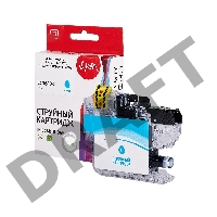 Струйный картридж Sakura LC3617C для Brother, голубой, 10 мл., 550 к.