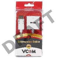 Переходник VCOM CG553 Кабель-переходник DisplayPort(M) => HDMI(F) 0.1m   
