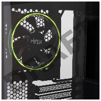 Корпус Hiper PB81 черный без БП ATX 3x120mm 2xUSB2.0 2xUSB3.0 audio bott PSU