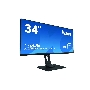 Монитор Iiyama LCD 34'' 21:9 3440х1440 IPS, nonGLARE, 320cd/m2, H178°/V178°, 1000:1, 80М:1, 1,07B Color, 5ms, HDMIx3, DP, USB-Hub, Height adj., Pivot, Tilt, HAS, Speakers, Swivel, 3Y, Black