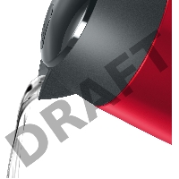 Чайник электрический Bosch TWK3P424 1.7л. 2400Вт красный (корпус: нержавеющая сталь)