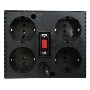 Стабилизатор напряжения Powercom Voltage Regulator, 3000VA, Black, Schuko