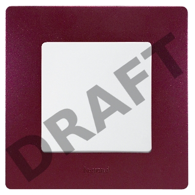 ETIKA Рамка 1пост цвет сливовый ETIKA Рамка 1пост цвет сливовый