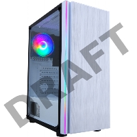 Корпус Formula CL-3302W RGB белый без БП ATX 2xUSB2.0 1xUSB3.0 audio bott PSU