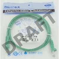 Сетевое оборудование  Patchcord molded 5E Copper 1m Green