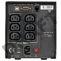 Источник бесперебойного питания CyberPower PR750ELCD 750VA/675W USB/RJ11/45 (6 IEC)