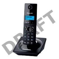Телефон Panasonic KX-TG1711RUB (черный) {АОН, Caller ID,12 мелодий звонка,подсветка дисплея,поиск трубки}
