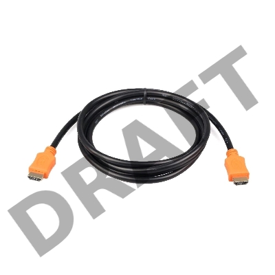 Кабель HDMI Gembird/Cablexpert , 1м, v1.4, 19M/19M, серия Light, черный, позол.разъемы, экран (CC-HDMI4L-1M)