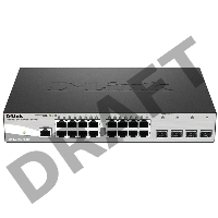 Сетевое оборудование D-Link DGS-1210-20/ME/A1A Управляемый коммутатор 2 уровня с 16 портами 10/100/1000Base-T и 4 портами 1000Base-X SFP